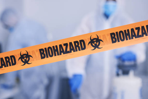 Professional Biohazard technician working in Frisco, NC